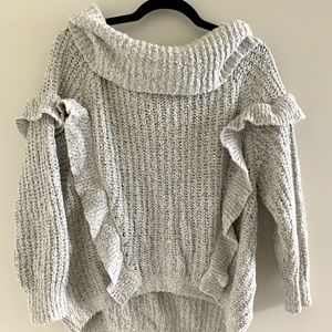 Express off the Shoulder Sweater